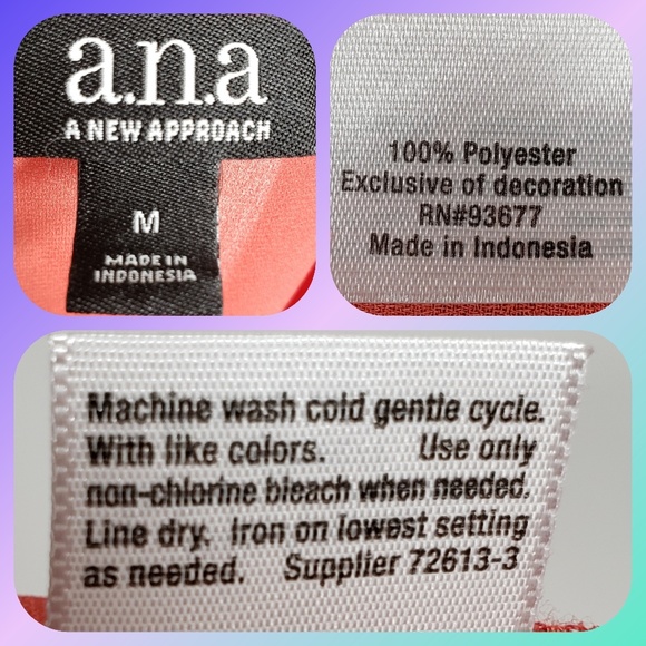 a.n.a. EUC Gorgeous Formal or Casual Blouse, - Picture 4 of 4